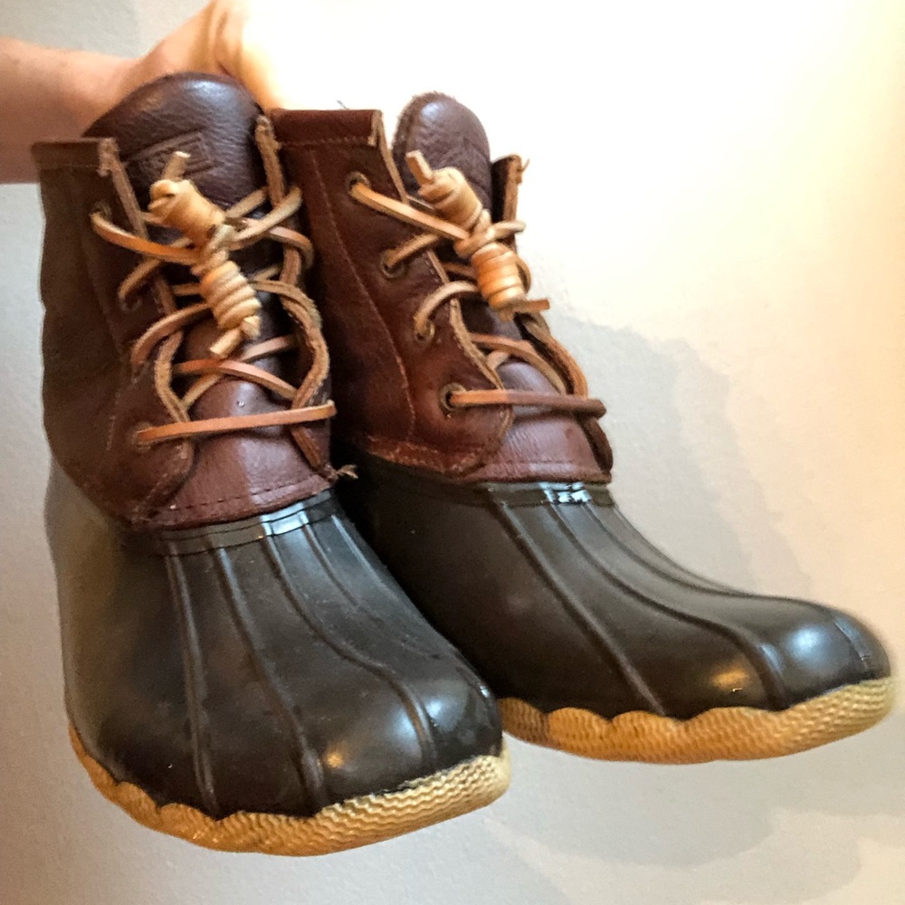 Sperry Women Saltwater Leather Duck Boot